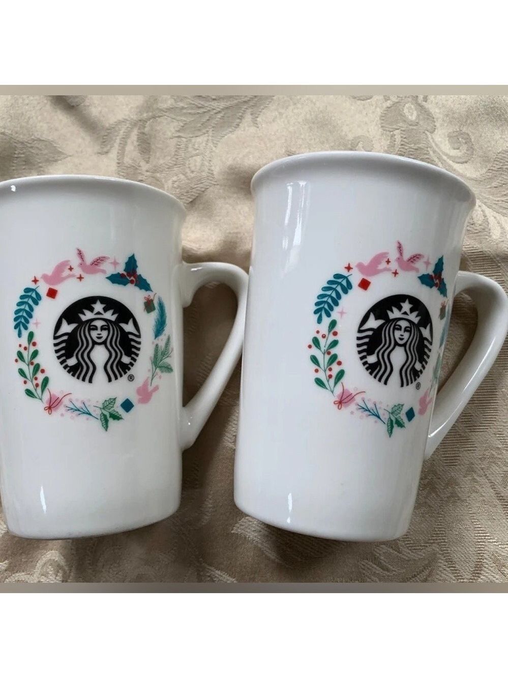 Starbucks Set of 2 2019 Holiday Mugs